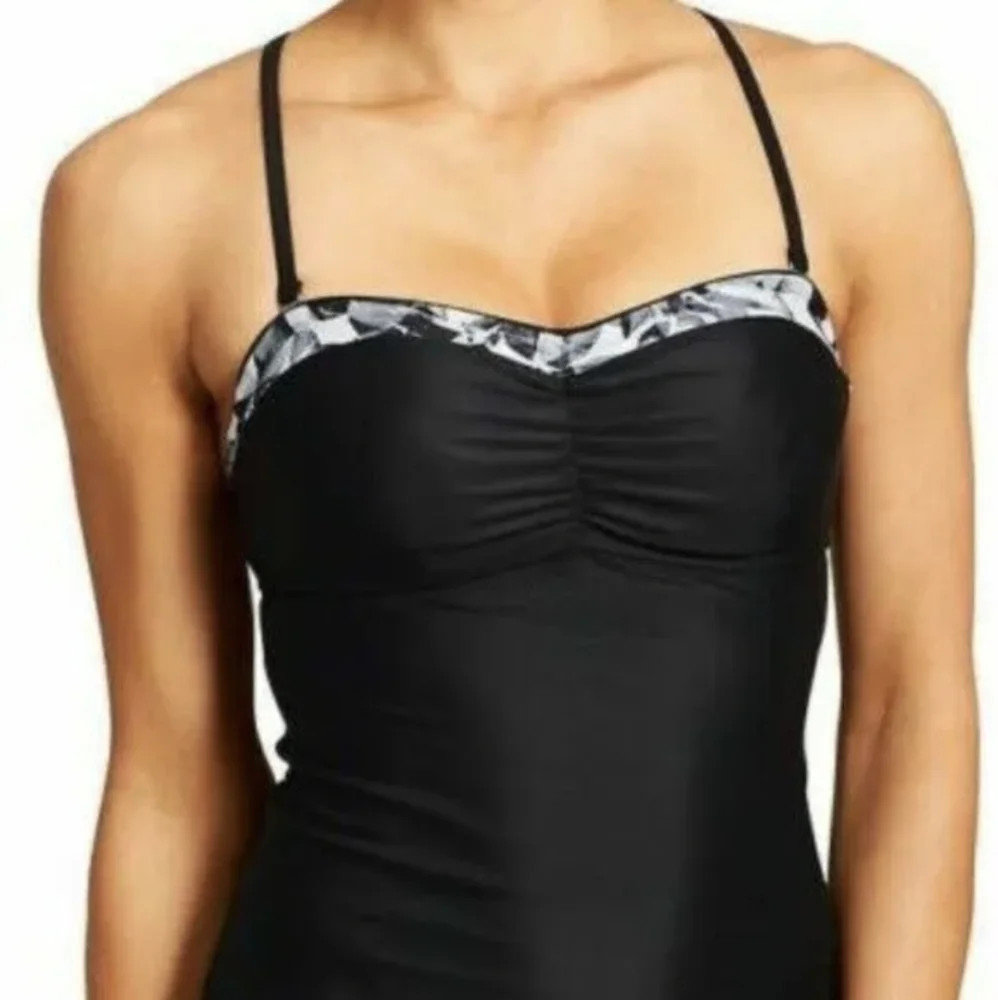 ATHLETA Belharra Bandeau Underwire Tankini‎ 34B/C